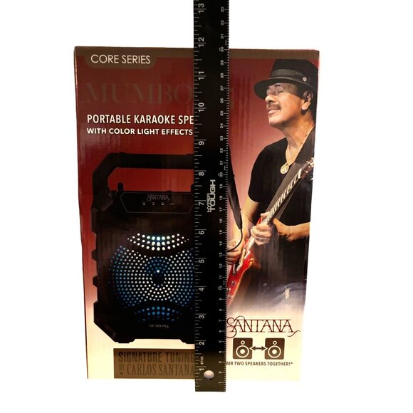 Santana Mumbo 6.5"‎ Portable Karaoke Speaker With Color Light Effects & Mic - Picture 6 of 13